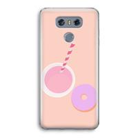 CaseCompany Donut: LG G6 Transparant Hoesje