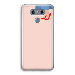 CaseCompany High heels: LG G6 Transparant Hoesje