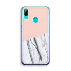 CaseCompany A touch of peach: Huawei P Smart (2019) Transparant Hoesje