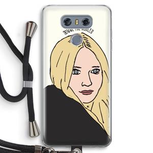 CaseCompany Ashley: LG G6 Transparant Hoesje met koord