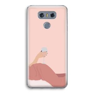 CaseCompany Wine: LG G6 Transparant Hoesje