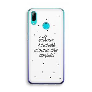 CaseCompany Confetti: Huawei P Smart (2019) Transparant Hoesje