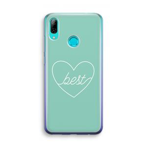 CaseCompany Best heart pastel: Huawei P Smart (2019) Transparant Hoesje