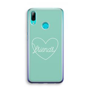 CaseCompany Friends heart pastel: Huawei P Smart (2019) Transparant Hoesje