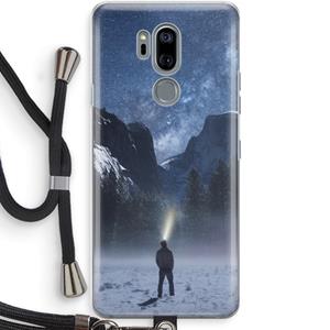 CaseCompany Wanderlust: LG G7 Thinq Transparant Hoesje met koord