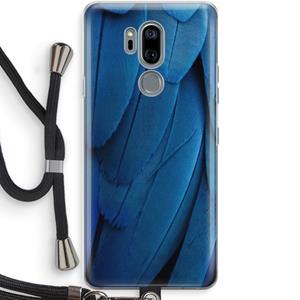 CaseCompany Pauw: LG G7 Thinq Transparant Hoesje met koord