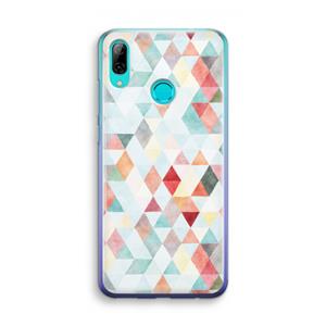 CaseCompany Gekleurde driehoekjes pastel: Huawei P Smart (2019) Transparant Hoesje