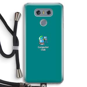 CaseCompany Win98: LG G6 Transparant Hoesje met koord