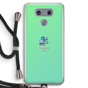 CaseCompany Win98: LG G6 Transparant Hoesje met koord