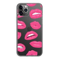 CaseCompany Bite my lip: iPhone 11 Pro Transparant Hoesje