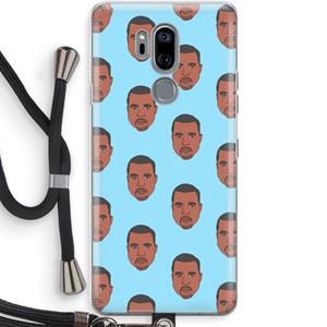 CaseCompany Kanye Call Me℃: LG G7 Thinq Transparant Hoesje met koord