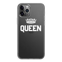 CaseCompany Queen zwart: iPhone 11 Pro Transparant Hoesje
