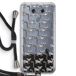 CaseCompany Makis: LG G6 Transparant Hoesje met koord