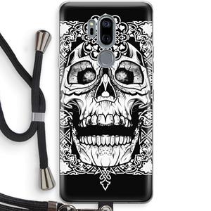 CaseCompany Seek & Destroy: LG G7 Thinq Transparant Hoesje met koord