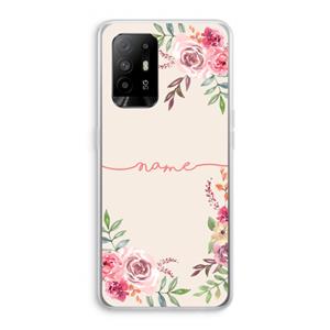 CaseCompany Rozen: Oppo A94 5G Transparant Hoesje