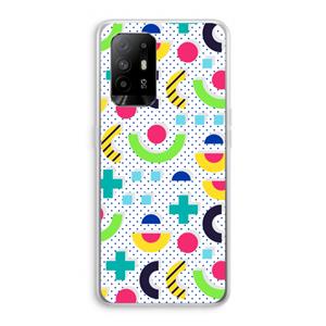 CaseCompany 8-bit N°1: Oppo A94 5G Transparant Hoesje