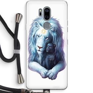 CaseCompany Child Of Light: LG G7 Thinq Transparant Hoesje met koord
