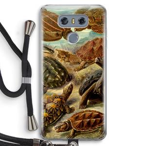 CaseCompany Haeckel Chelonia: LG G6 Transparant Hoesje met koord