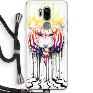 CaseCompany Fading: LG G7 Thinq Transparant Hoesje met koord