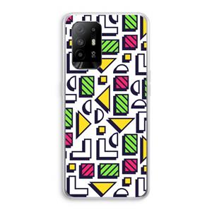 CaseCompany 8-bit N°4: Oppo A94 5G Transparant Hoesje