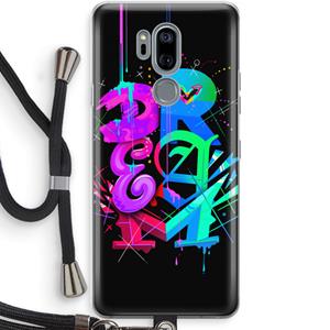 CaseCompany Dream: LG G7 Thinq Transparant Hoesje met koord