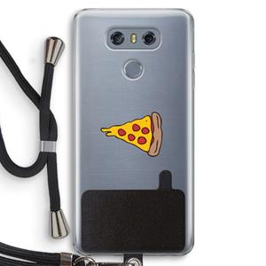 CaseCompany You Complete Me #1: LG G6 Transparant Hoesje met koord
