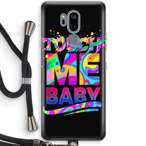 CaseCompany Touch Me: LG G7 Thinq Transparant Hoesje met koord