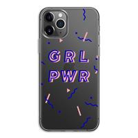 CaseCompany GRL PWR: iPhone 11 Pro Transparant Hoesje