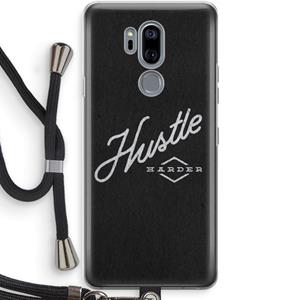 CaseCompany Hustle: LG G7 Thinq Transparant Hoesje met koord