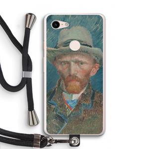 CaseCompany Van Gogh: Pixel 3 XL Transparant Hoesje met koord