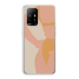 CaseCompany Bikini body: Oppo A94 5G Transparant Hoesje