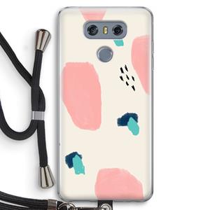 CaseCompany Monday Surprise: LG G6 Transparant Hoesje met koord
