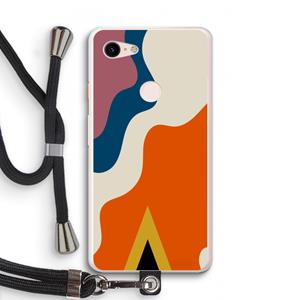CaseCompany Noor A: Pixel 3 XL Transparant Hoesje met koord