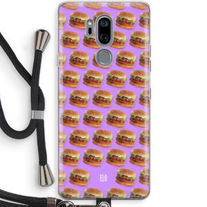 CaseCompany Giants: LG G7 Thinq Transparant Hoesje met koord