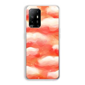 CaseCompany Lichte Wolken: Oppo A94 5G Transparant Hoesje