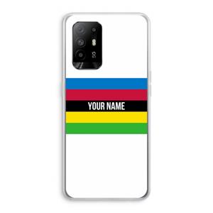 CaseCompany WK Wielrennen: Oppo A94 5G Transparant Hoesje