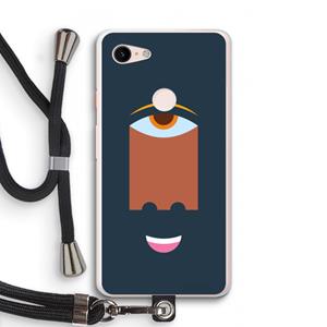 CaseCompany Mono M: Pixel 3 XL Transparant Hoesje met koord
