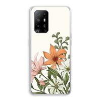 CaseCompany Floral bouquet: Oppo A94 5G Transparant Hoesje