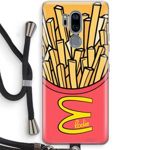 CaseCompany McElodie: LG G7 Thinq Transparant Hoesje met koord