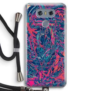 CaseCompany Sleeping Dreams: LG G6 Transparant Hoesje met koord