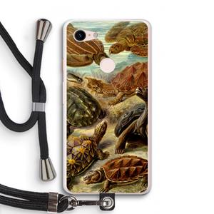 CaseCompany Haeckel Chelonia: Pixel 3 XL Transparant Hoesje met koord