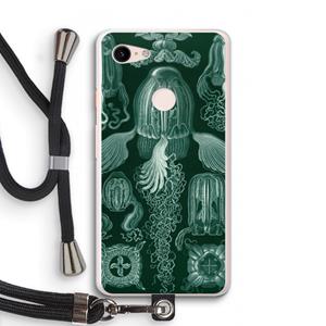 CaseCompany Haeckel Cubomedusae: Pixel 3 XL Transparant Hoesje met koord