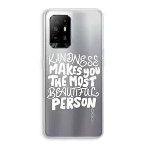 CaseCompany The prettiest: Oppo A94 5G Transparant Hoesje