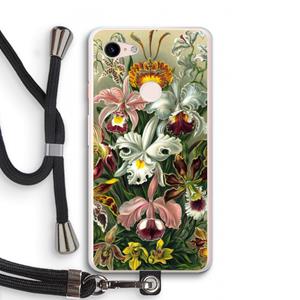 CaseCompany Haeckel Orchidae: Pixel 3 XL Transparant Hoesje met koord