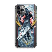CaseCompany Golden Raven: iPhone 11 Pro Max Transparant Hoesje