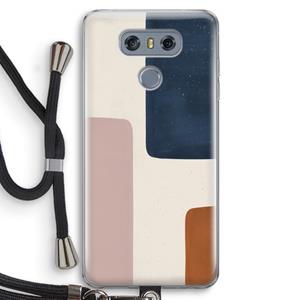 CaseCompany Geo #5: LG G6 Transparant Hoesje met koord