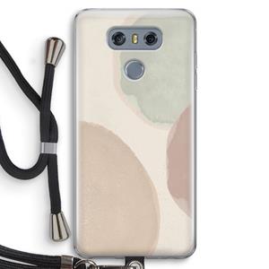 CaseCompany Geo #8: LG G6 Transparant Hoesje met koord