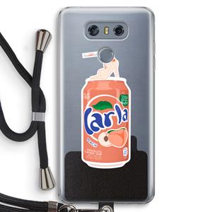 CaseCompany S(peach)less: LG G6 Transparant Hoesje met koord
