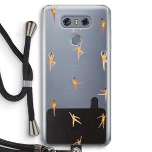 CaseCompany Dans #2: LG G6 Transparant Hoesje met koord