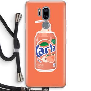CaseCompany S(peach)less: LG G7 Thinq Transparant Hoesje met koord